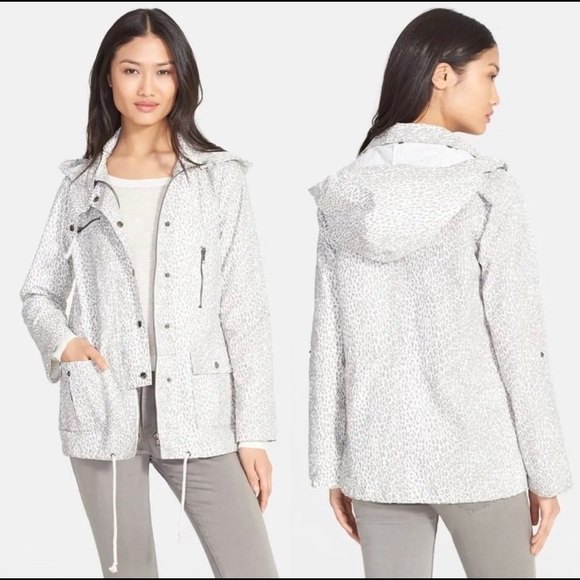 JOIE Animal Print Windbreaker (S) - Picture 6 of 6